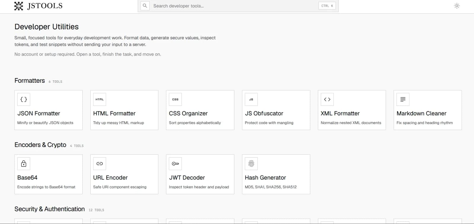 JavaScript Dev Tools preview 1