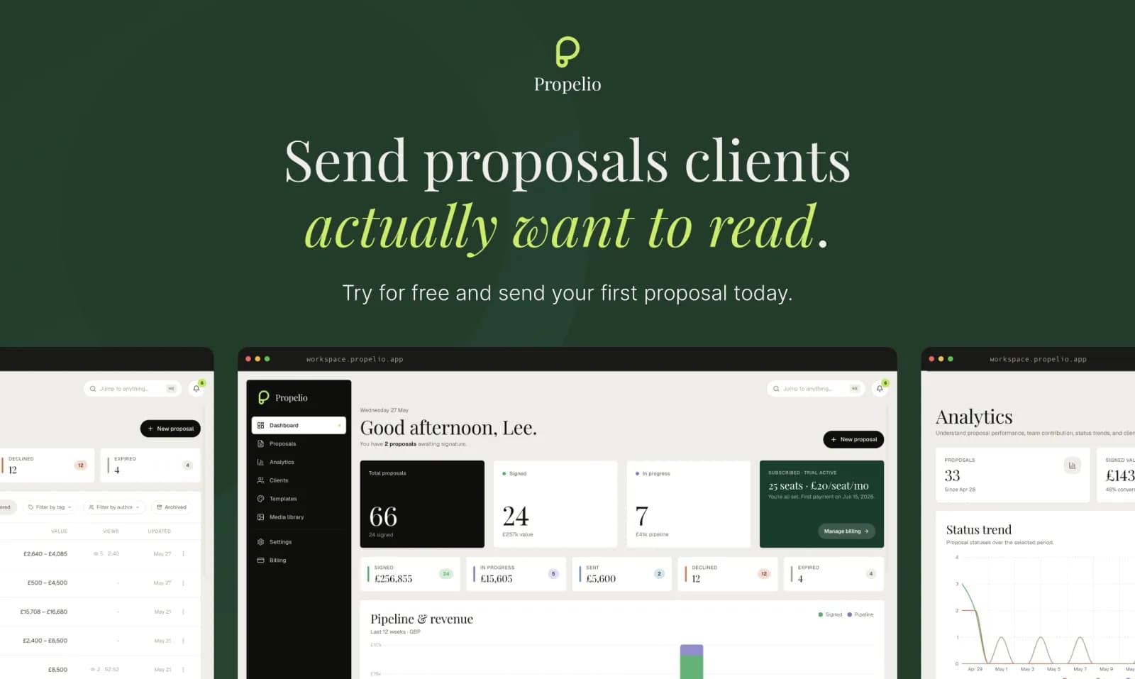 Propelio | Beautiful proposals preview 5
