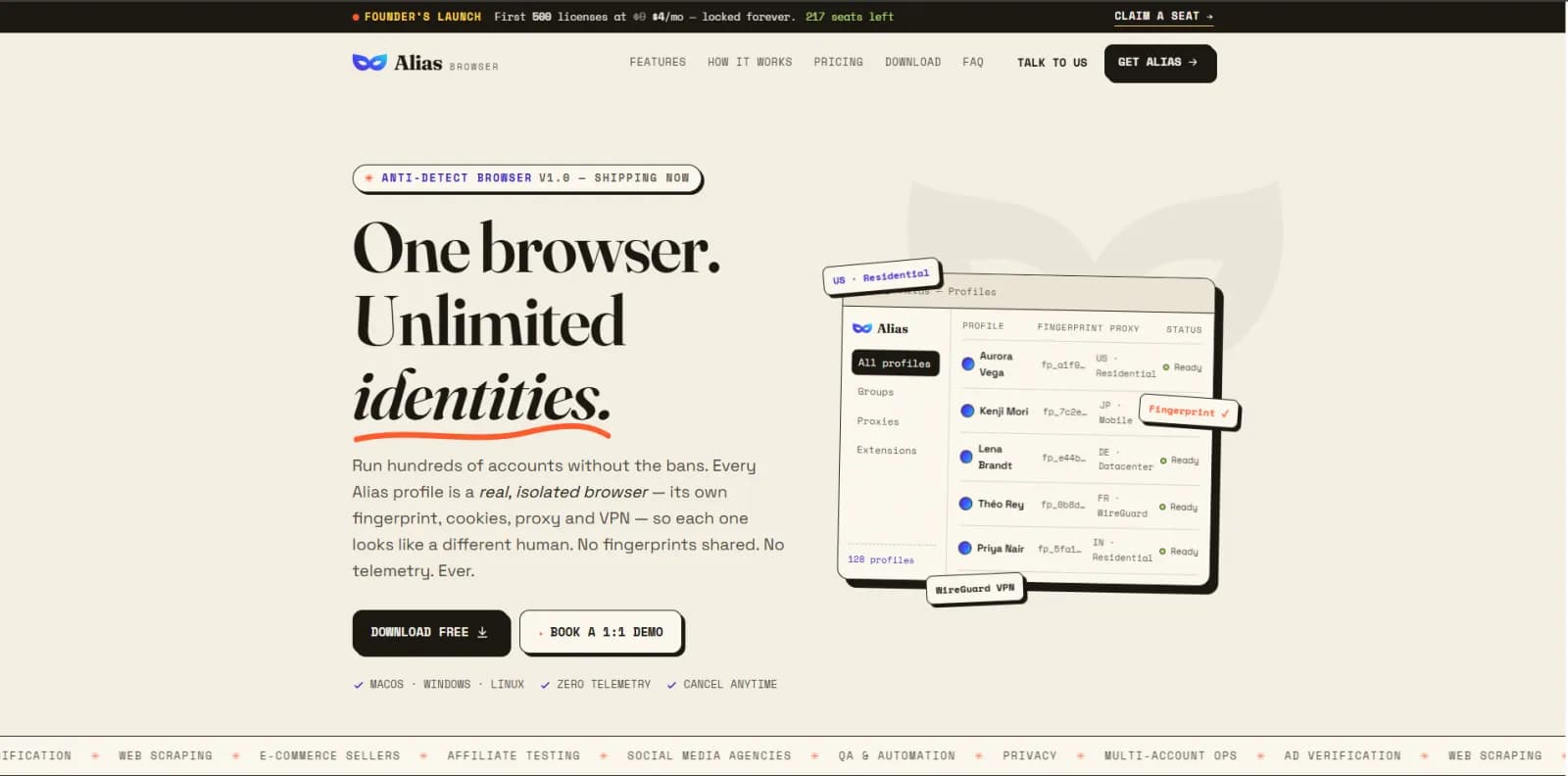 Alias Browser preview 1