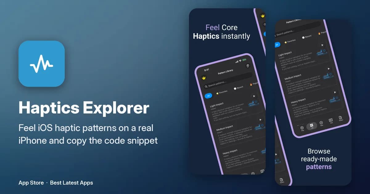 Haptics Explorer preview 1
