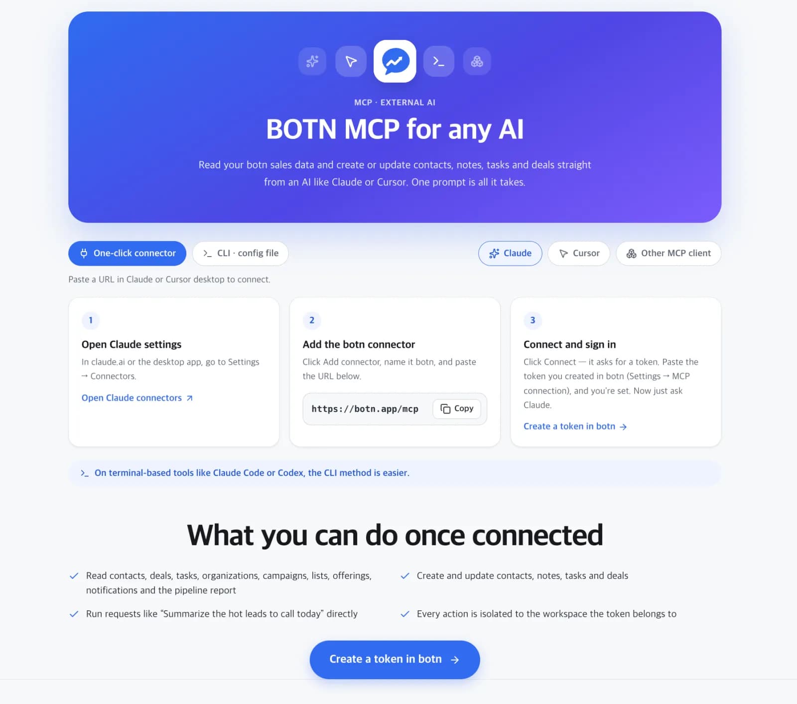 Botn - Modern Sales OS preview 2