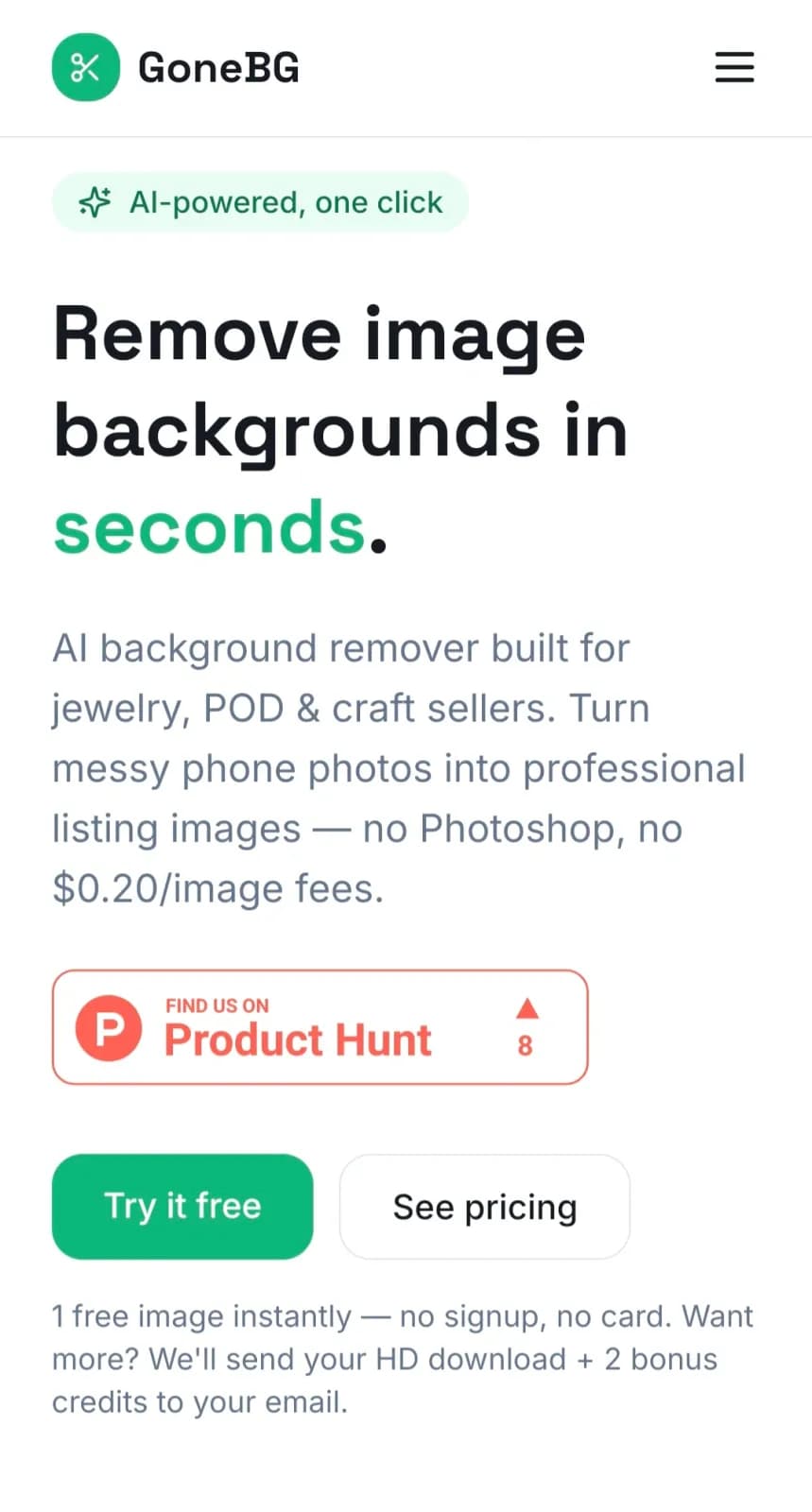 GoneBG - Etsy image backgroud remover preview 2