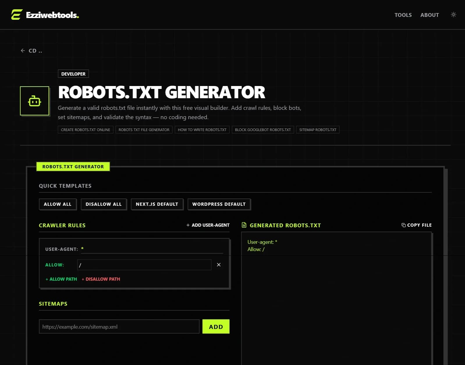Ezziwebtools - Online Tools preview 2