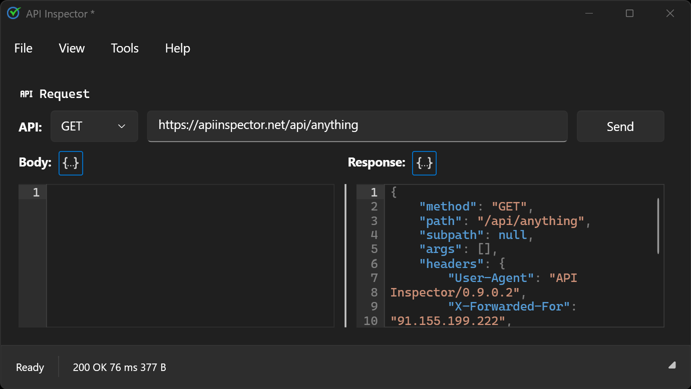 API Inspector - Easy-to-Use REST API Testing Tool preview 1