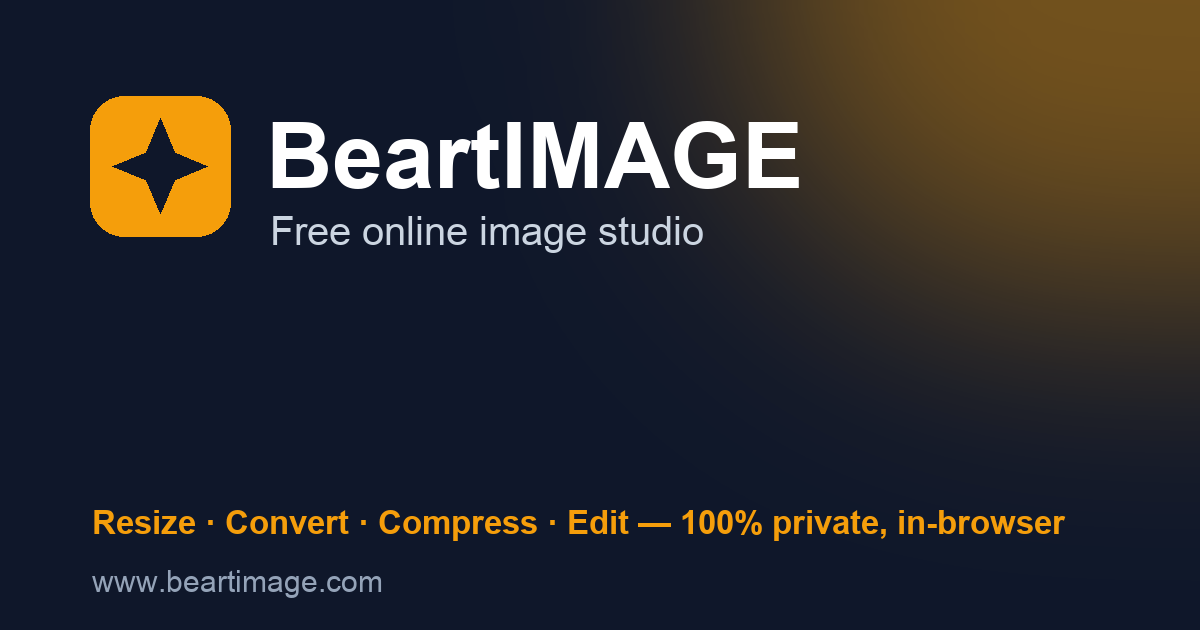 BeartIMAGE — Free Online Bulk Image Studio preview 1