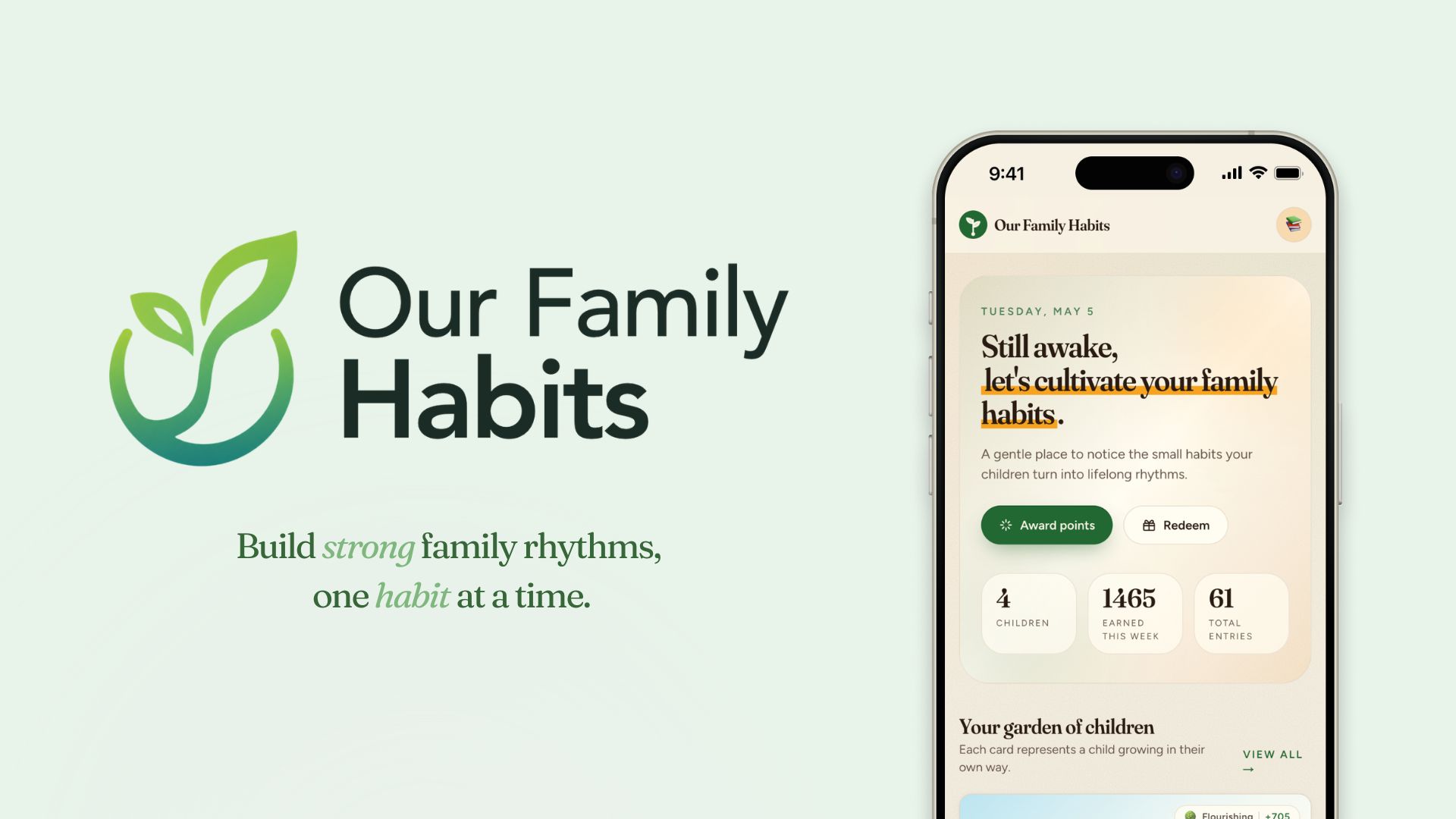 Our Family Habits App preview 1