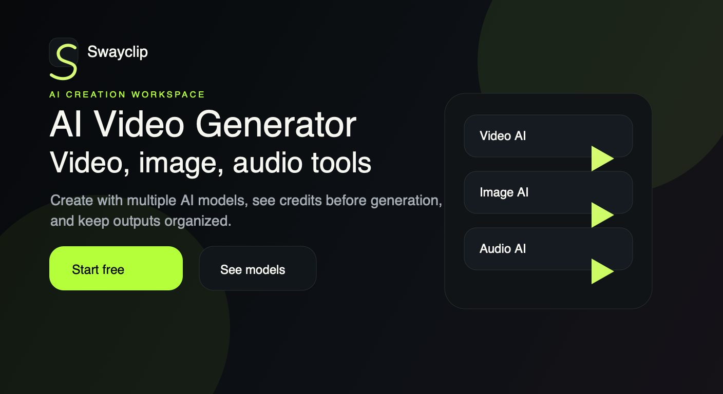AI Video Generator, AI Image & preview 1