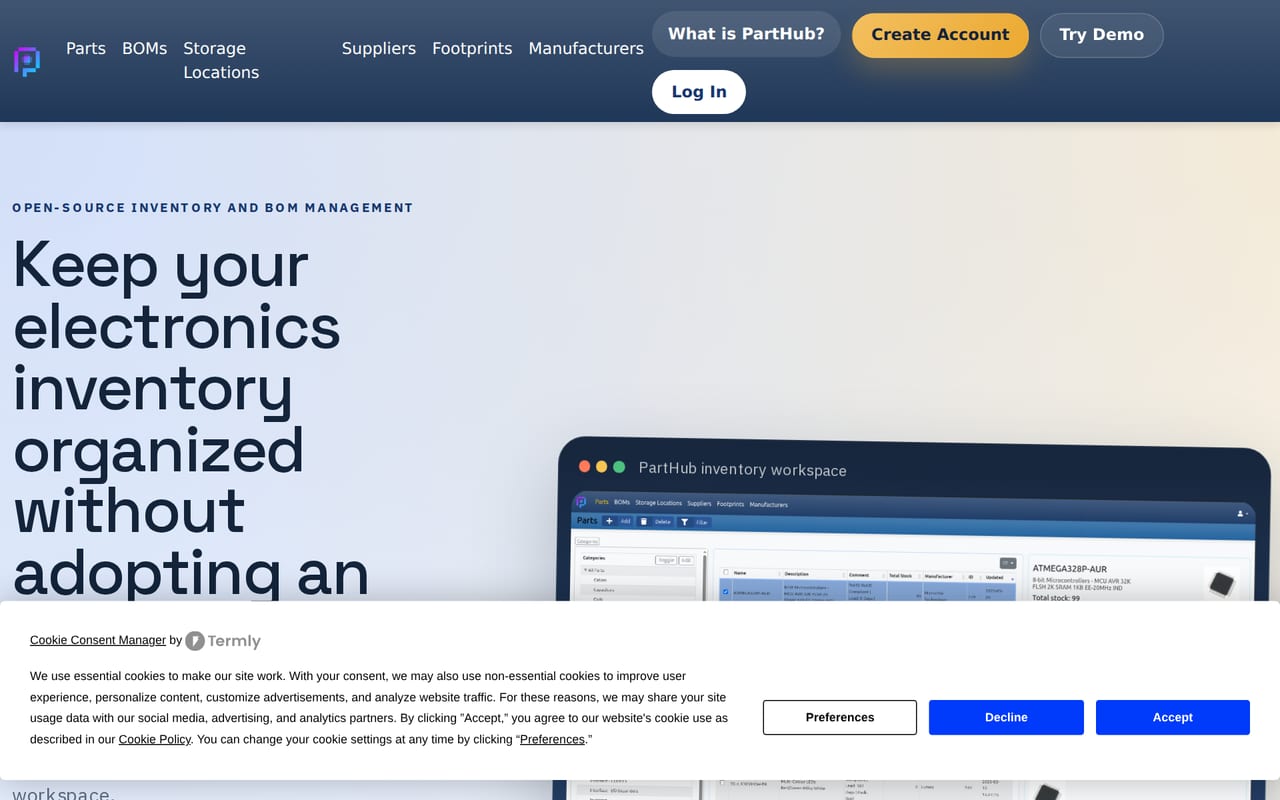 PartHub preview 1