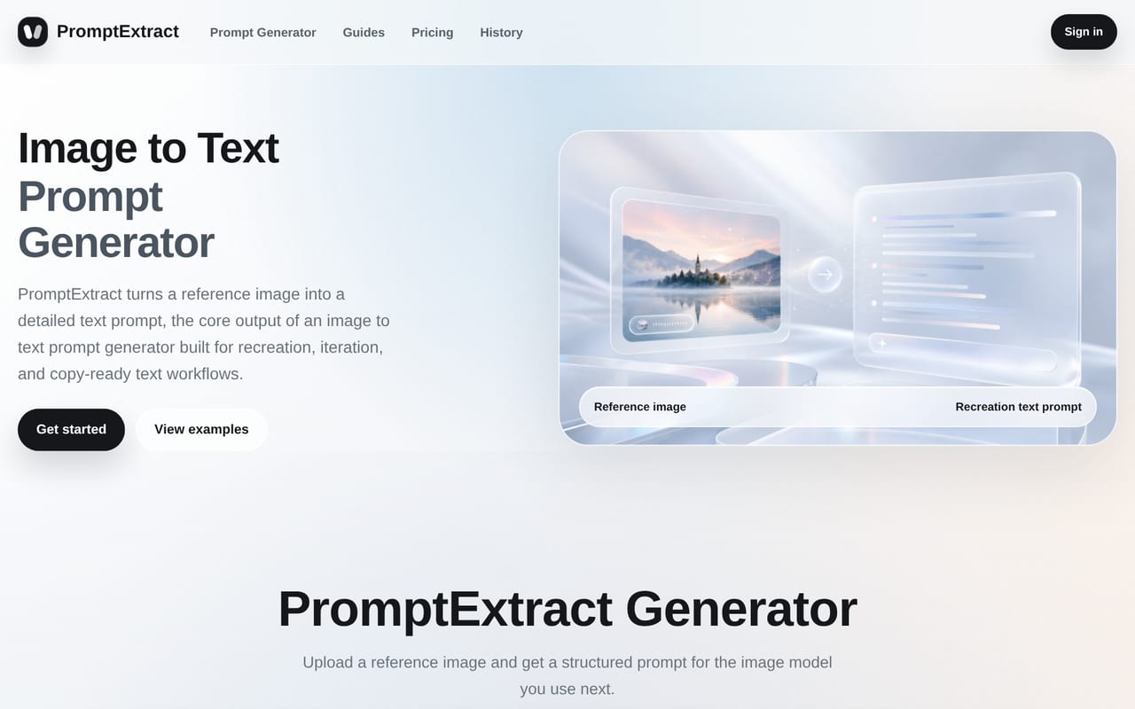 PromptExtract preview 1
