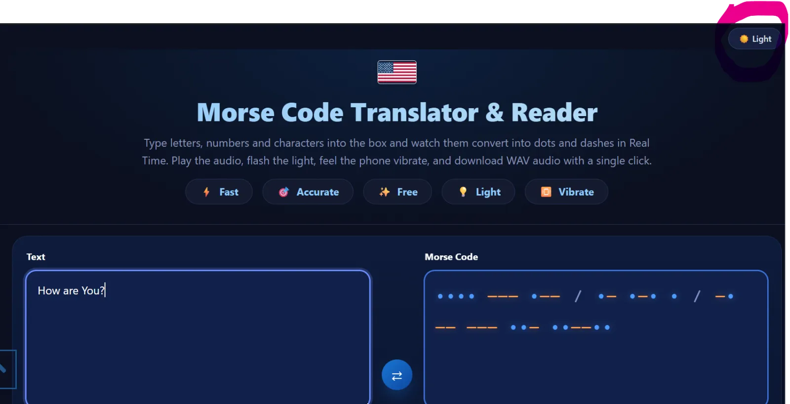 Morse Code Reader preview 2