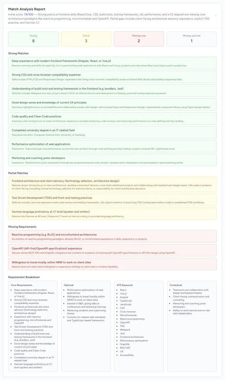 Resumes Coach preview 2