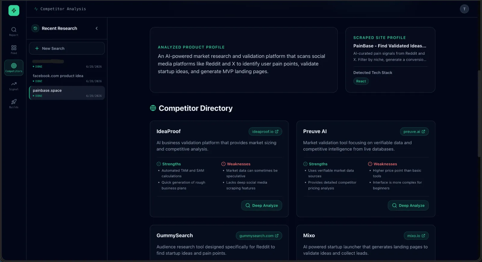 PainBase - Find Validated Ideas from Real People Who Need preview 3