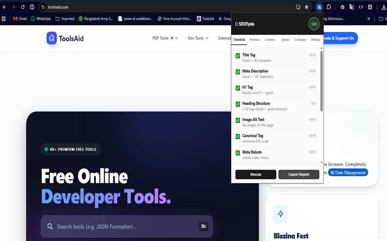 SEOTyde preview 2