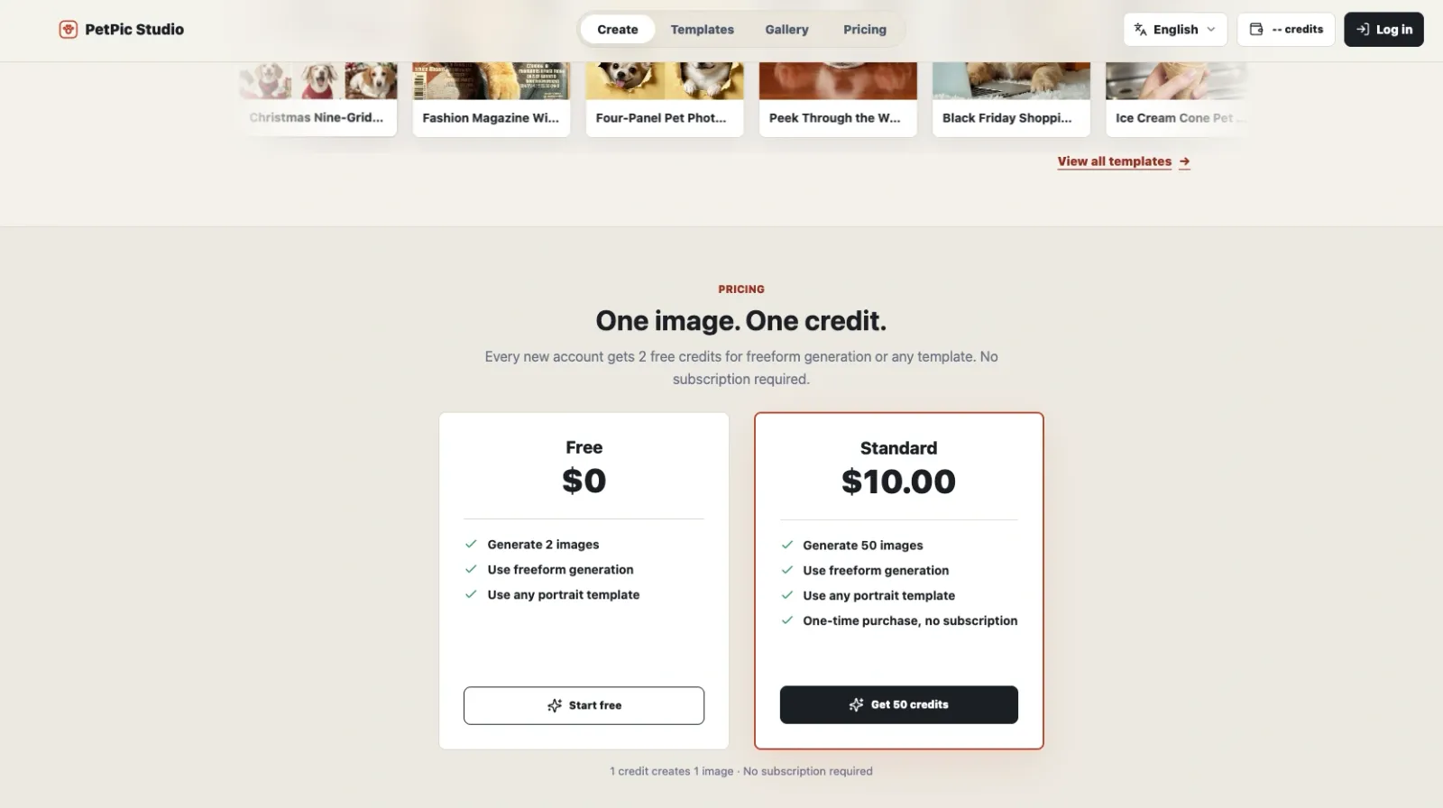 AI Pet Portrait Generator | PetPic Studio preview 3