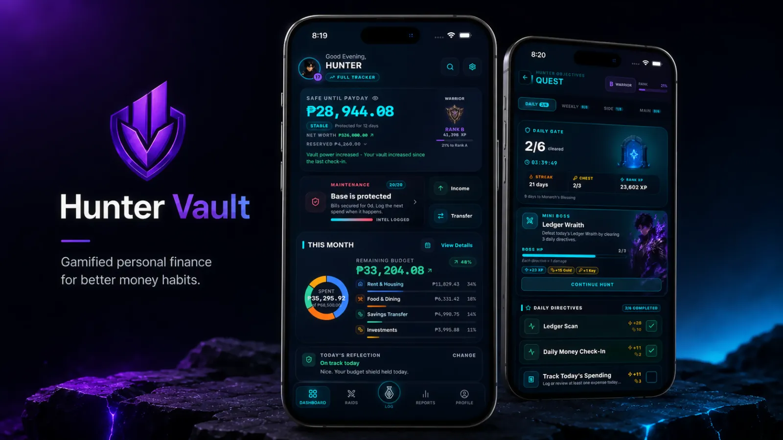 Hunter Vault: Level Up Finance preview 2