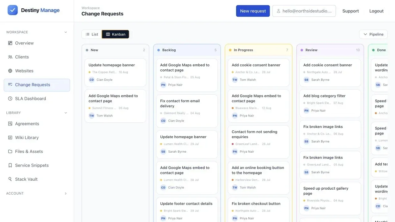 Destiny Manage preview 2