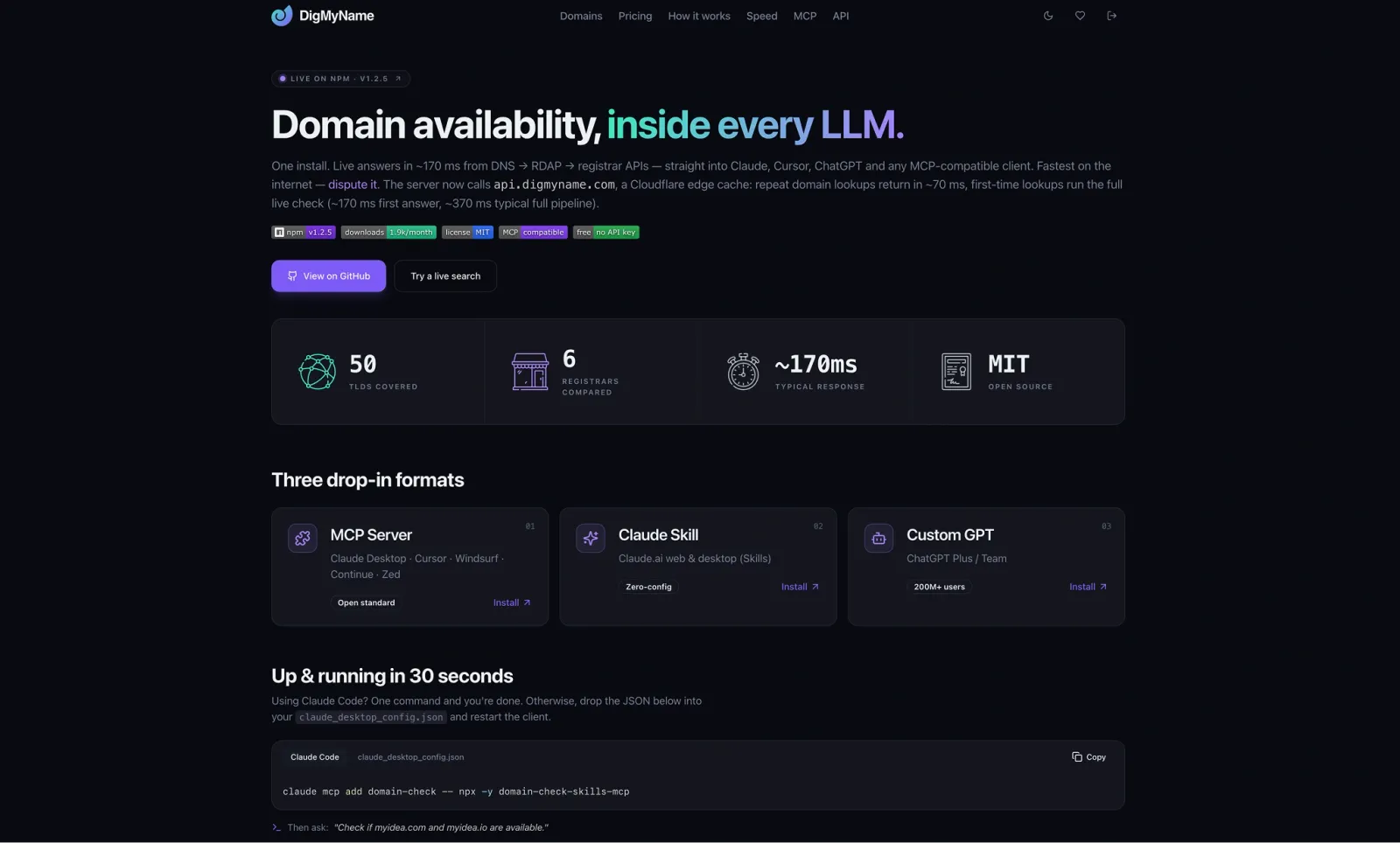 DigMyName — Find Your Perfect Domain preview 4