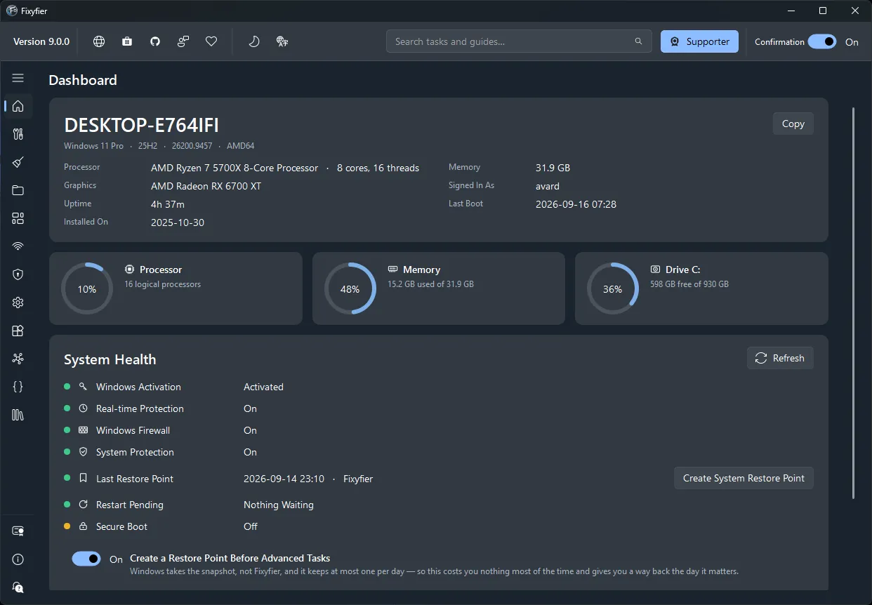 Fixyfier preview 2