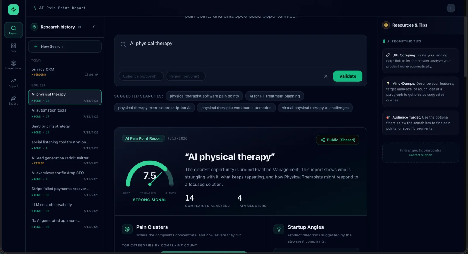 PainBase - Find Validated Ideas from Real People Who Need preview 2