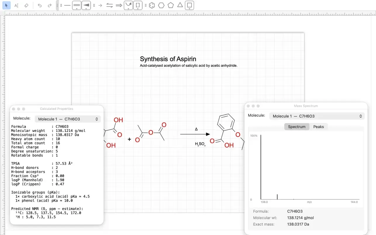 ChemPencil for Mac and Windows preview 2