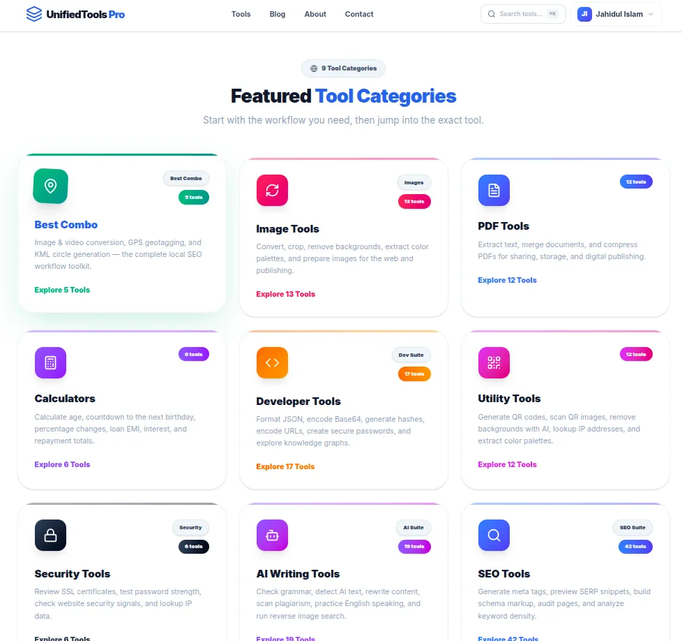 UnifiedTools Pro preview 5