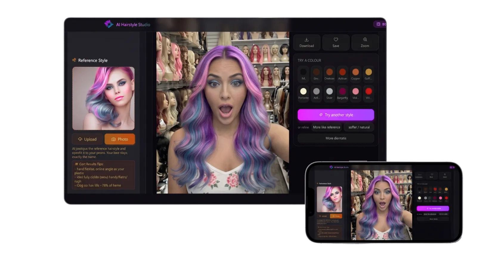 AI Hairstyle Studio preview 2