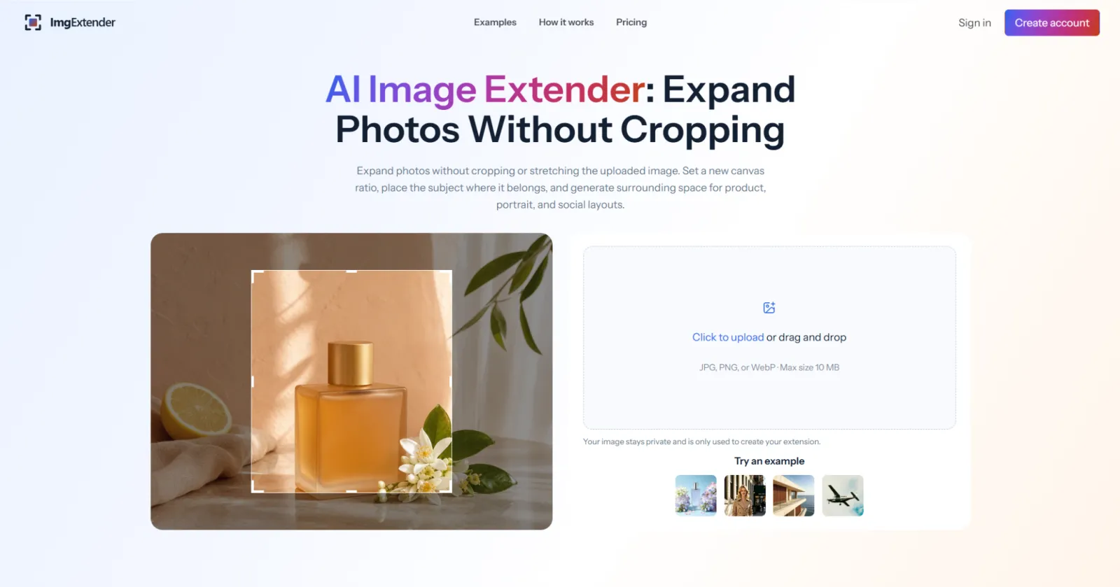 AI Image Extender - Expand Photos Without Cropping preview 1