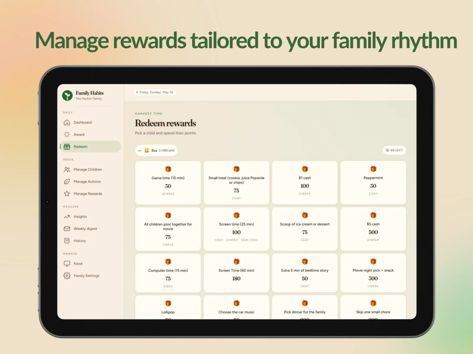Our Family Habits App preview 4