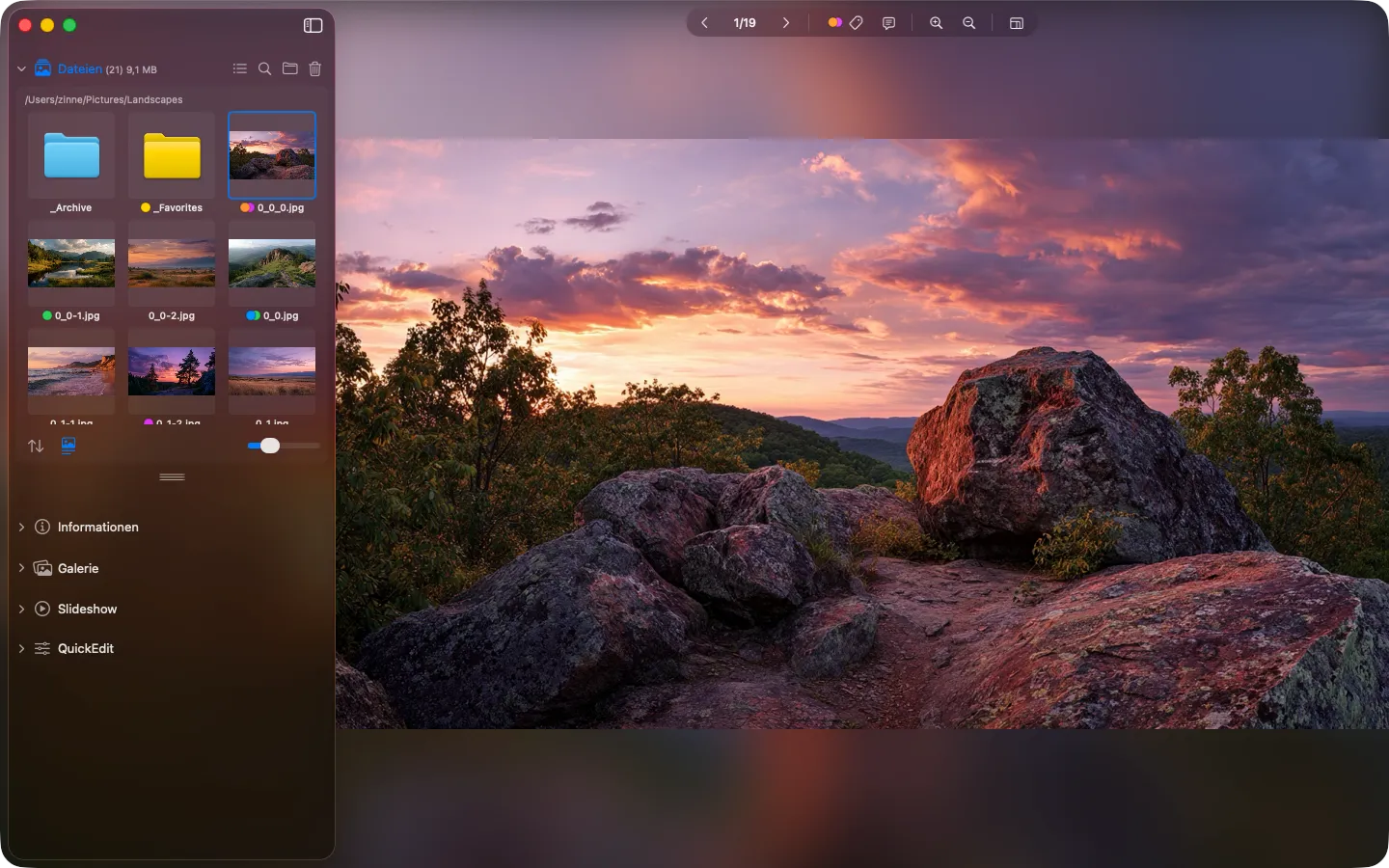 Phiewer - Fast photo viewer for Mac preview 2
